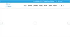 Desktop Screenshot of cintaquran.com